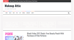 Desktop Screenshot of makeupattic.com